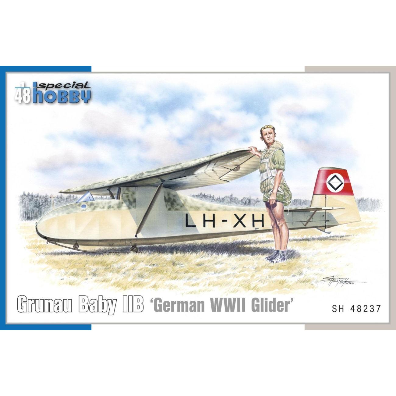 Special Hobby 1/48 Grunau Baby IIB â€˜German WWII Gliderâ€™ Plastic Model Kit