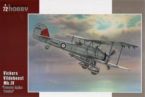 Special Hobby 1/72 Vickers Vildebeest Mk.IV â€˜Perseus Engine Versionâ€™ Plastic Model Kit