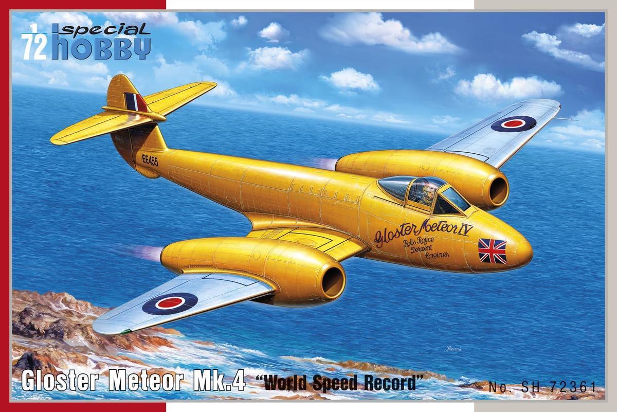 Special Hobby 1/72 Gloster Meteor Mk.4 "World Speed Record" Plastic Model Kit