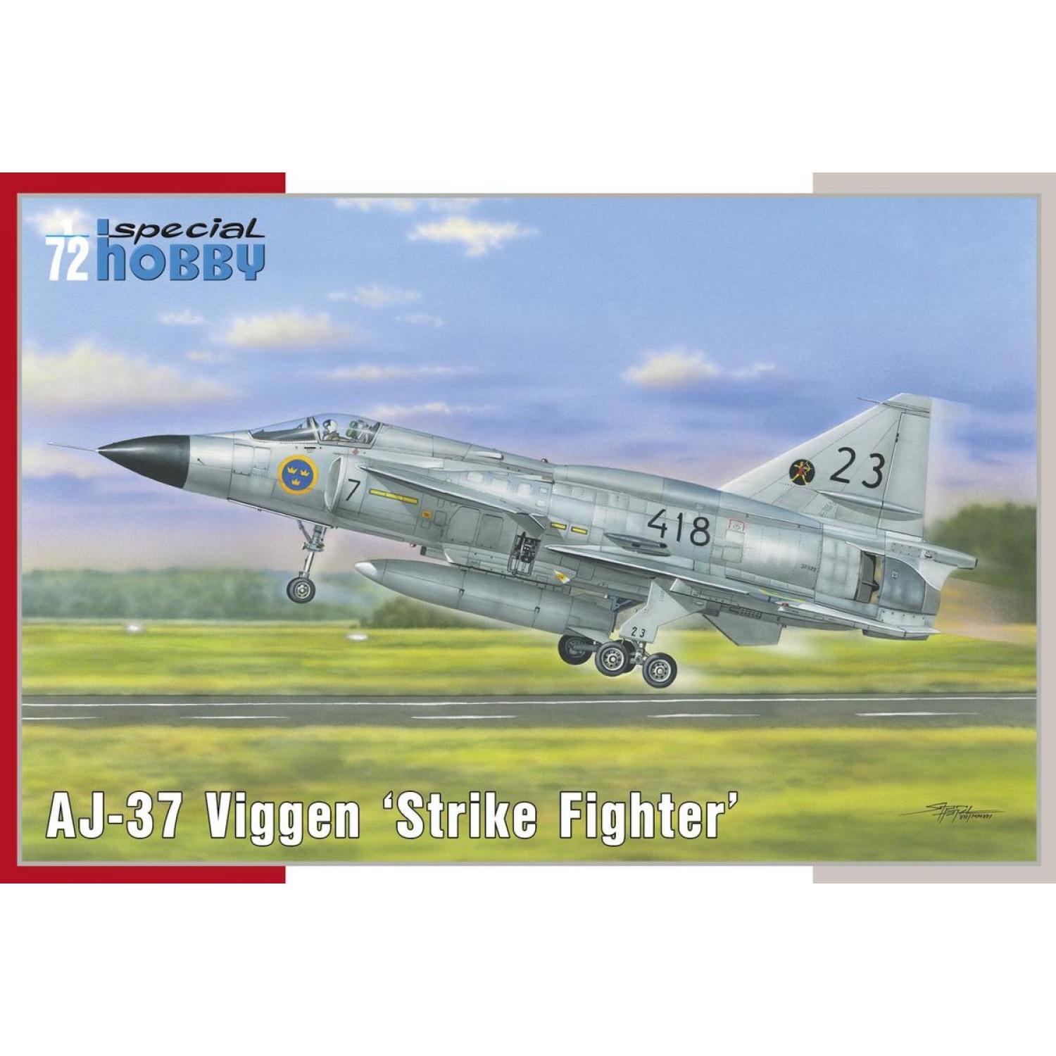 Special Hobby 1/72 AJ-37 Viggen â€˜Strike Fighterâ€™ Plastic Model Kit