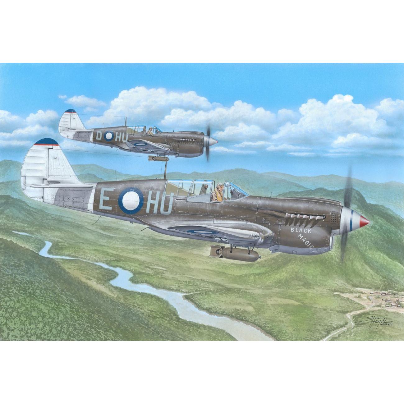 Special Hobby 1/72 Kittyhawk Mk.IV â€˜Over the Mediterranean and the Pacificâ€™ Plastic Model Kit *Aus Decals*