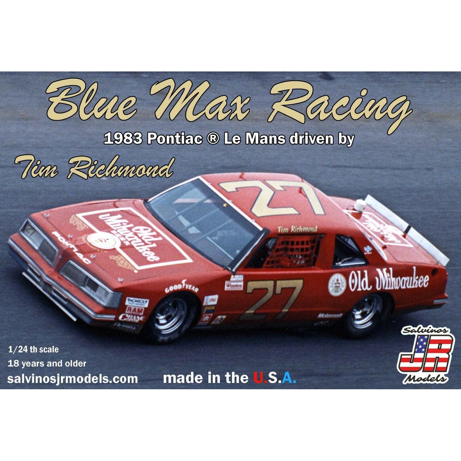 SALVINOS JR BMLM1983P 1/24 Blue Max Racing 1983 Pontiac LeMans driven by Tom Richmond