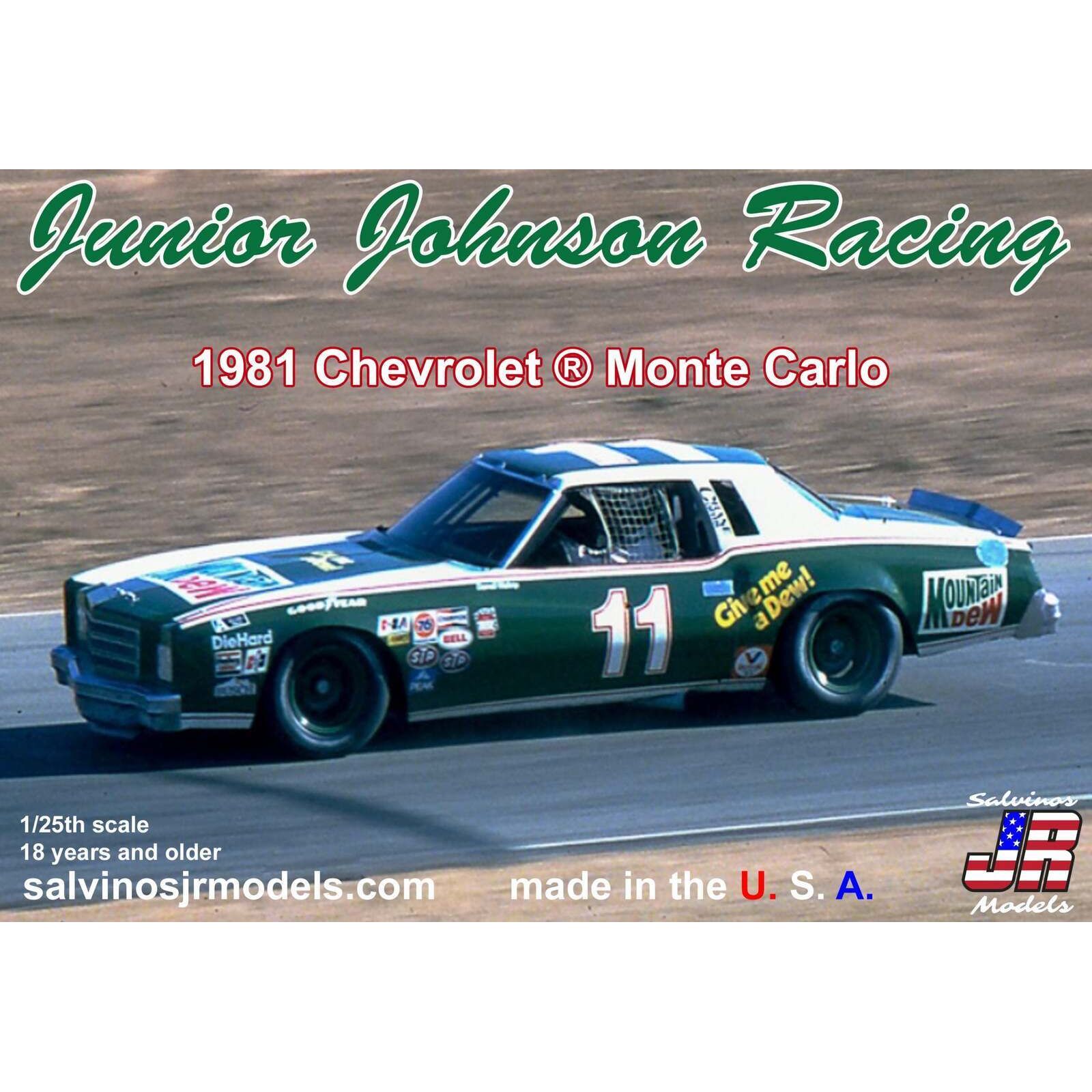 SALVINOS JR JJMC1981R 1/25 Junior Johnson Racing 1981 Chevrolet Monte Carlo Driver: Darrell Waltrip