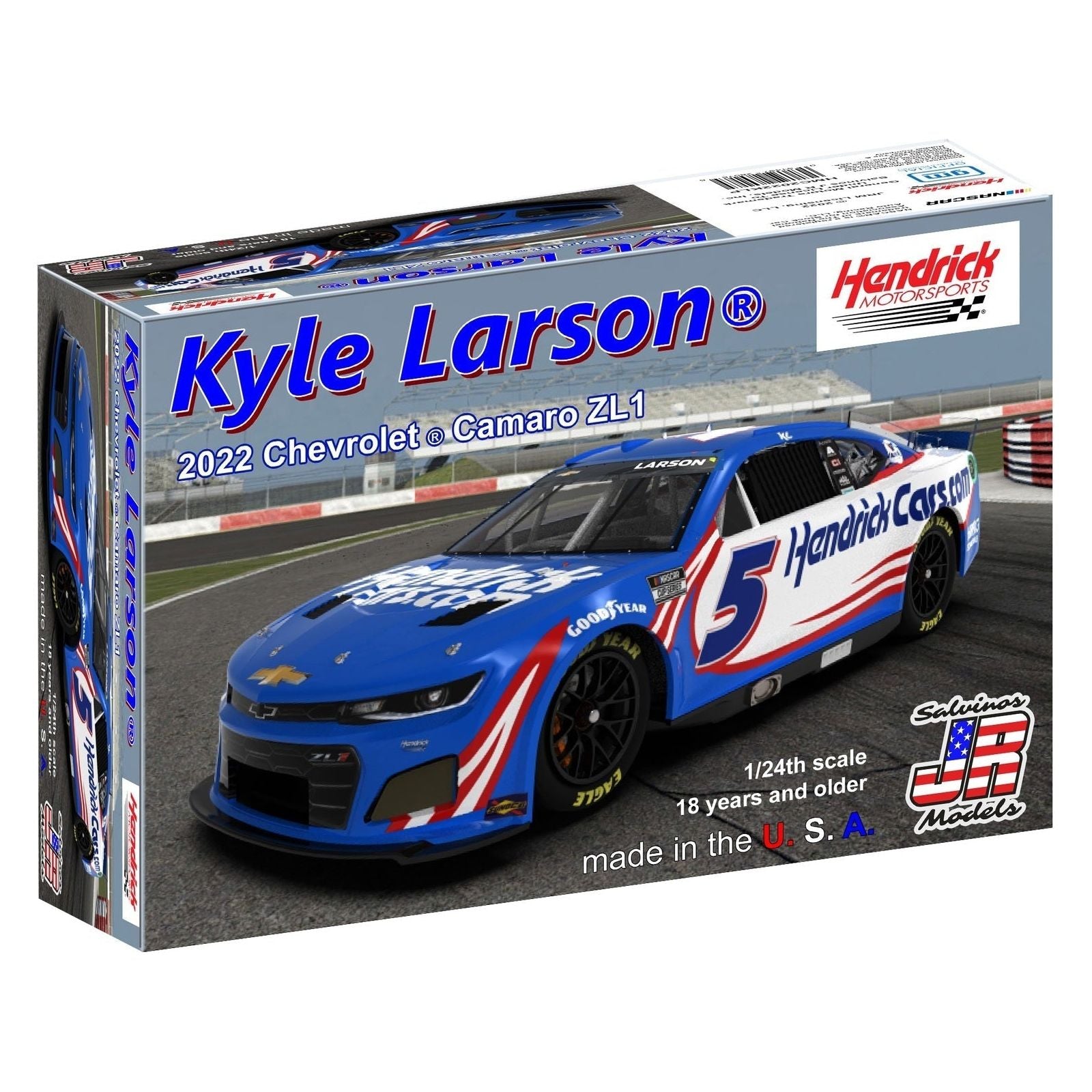 SALVINOS JR 1/24 Hendrick Motorsports Kyle Larson 2022 Camaro Plastic Model Kit