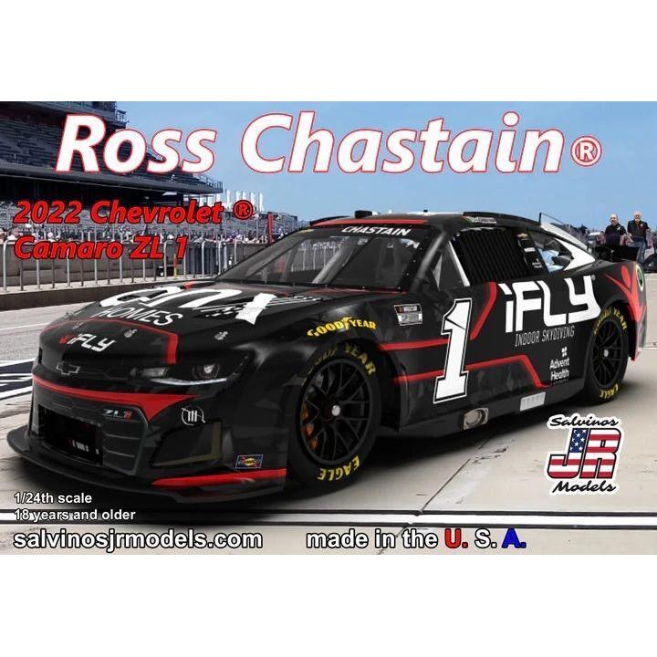 SALVINOS JR 1/24 Trackhouse Racing Ross Chastain 2022 Camaro Plastic Model Kit