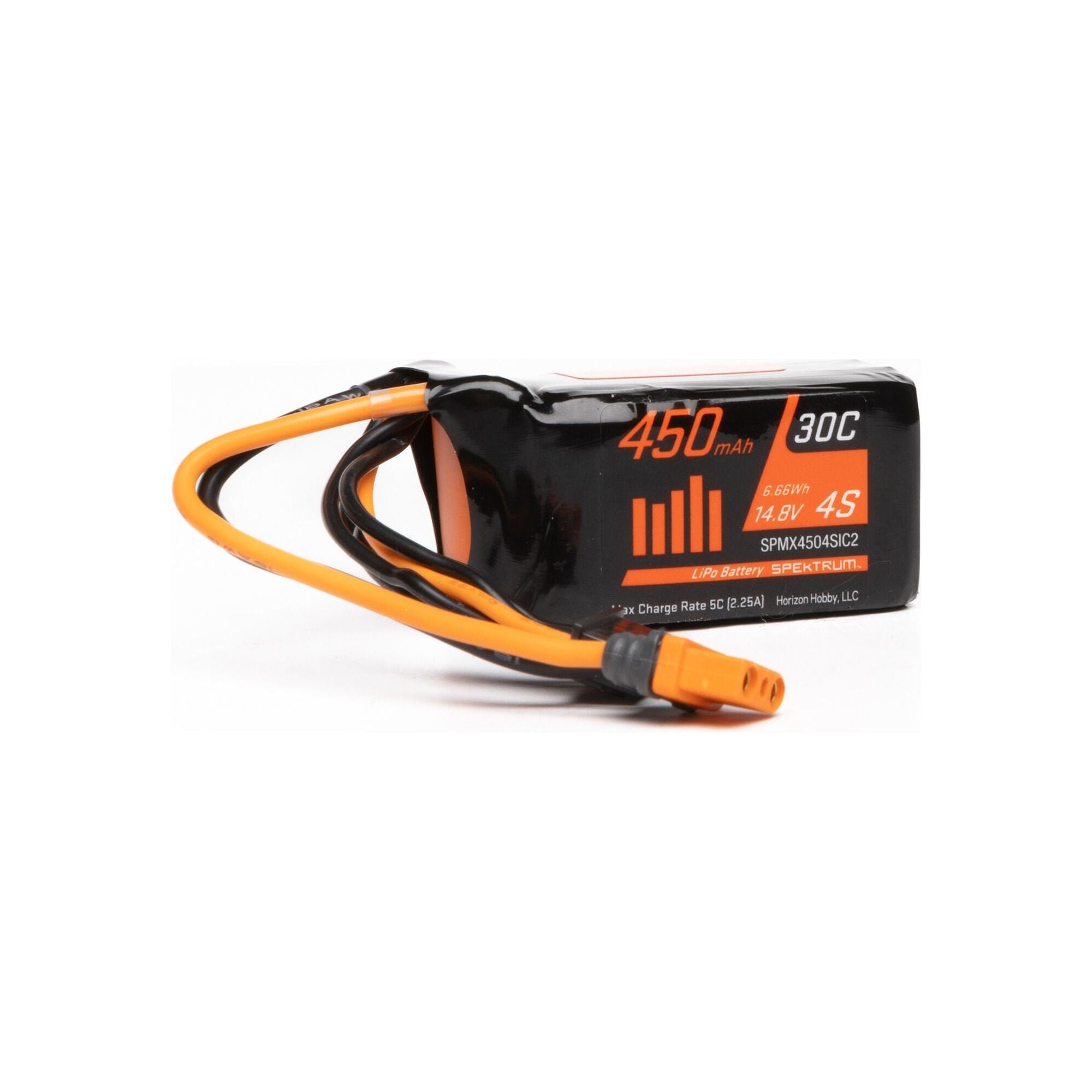 SPEKTRUM 450mah 4S 14.8v 30c Smart G2 LiPo Battery with IC2 Connector