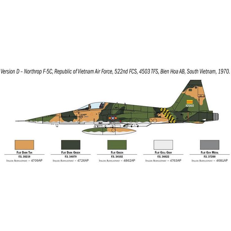 ITALERI 1/72 F-5A Freedom Fighter