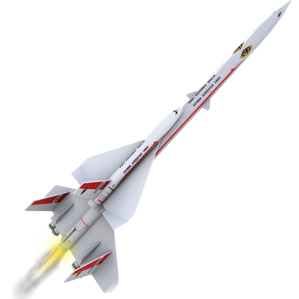 ESTES Super Orbital Transport Model Rocket Kit