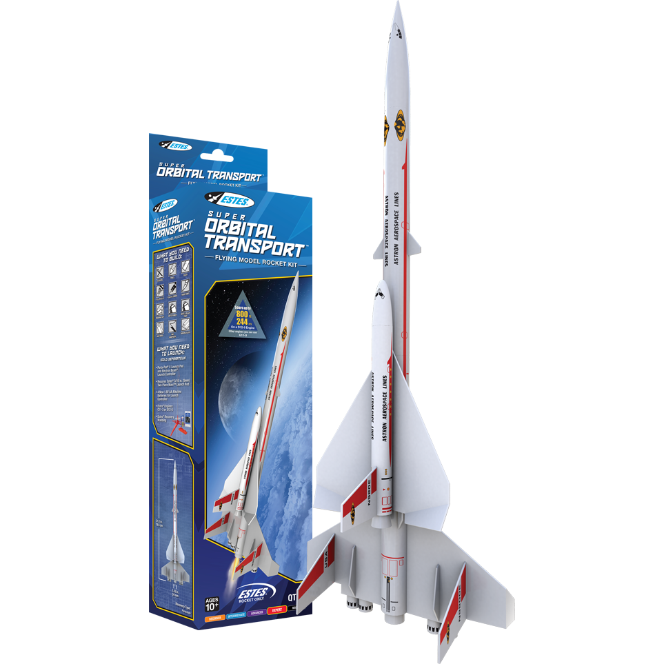 ESTES Super Orbital Transport Model Rocket Kit