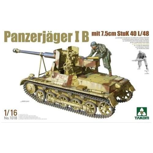 Takom 1/16 Panzerjager IB mit 7.5cm Stuk 40 L/48 Plastic Model Kit [1018]