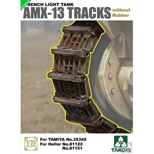 Takom 1/35 French Light Tank AMX-13 Tracks without Rubber