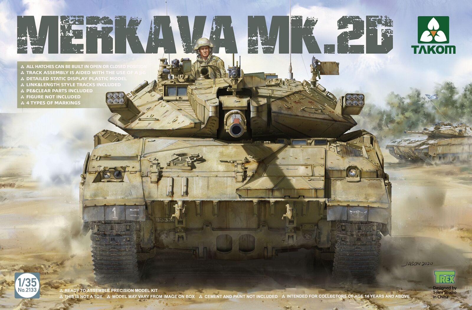 Takom 1/35 Merkava MK.2D Plastic Model Kit