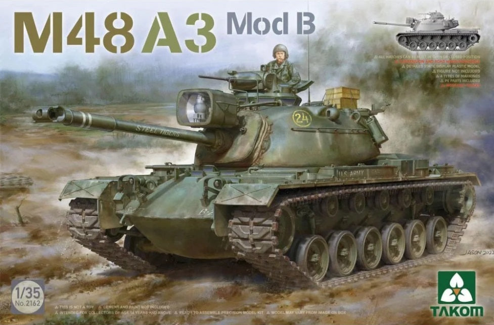 Takom 1/35 M48A3 Mod B Plastic Model Kit [2162]