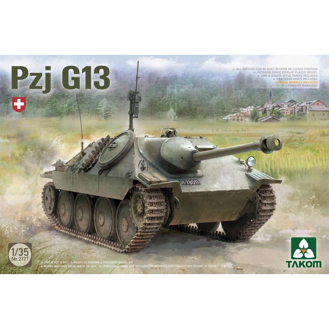 Takom 1/35 Pzj G13 Plastic Model Kit