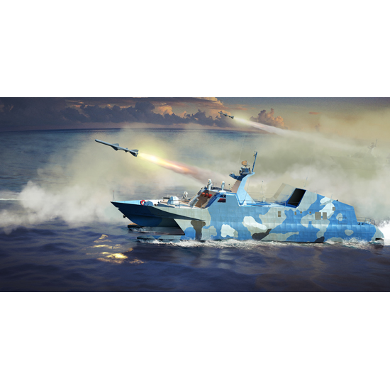 Trumpeter 1/144 PLA Navy Type 22 Missile Boat