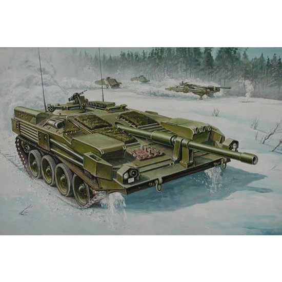 TRUMPETER 1/35 Swedish Strv 103B MBT Plastic Model Kit [00309]