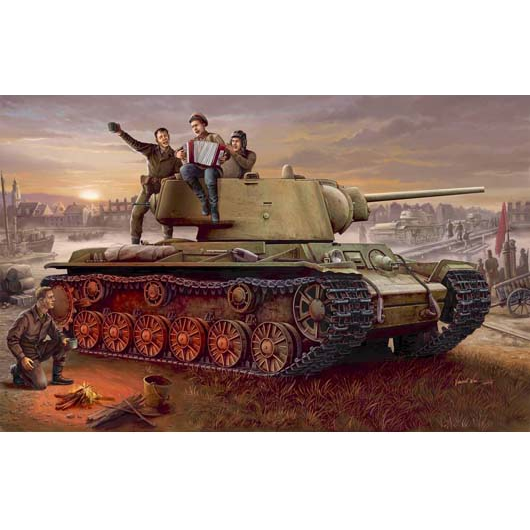 Trumpeter 1/35 Russian KV-1 model 1942 Lightweight Cast Tank