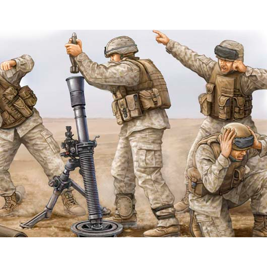 Trumpeter 1/35 Modern U.S. Marine M252 Team