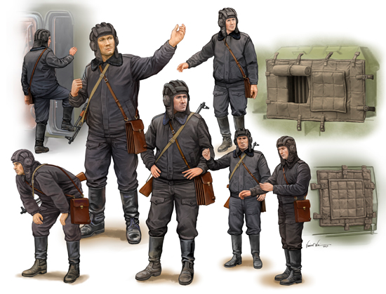 Trumpeter 1/35 Soviet Soldier â€“ Scud B Crew