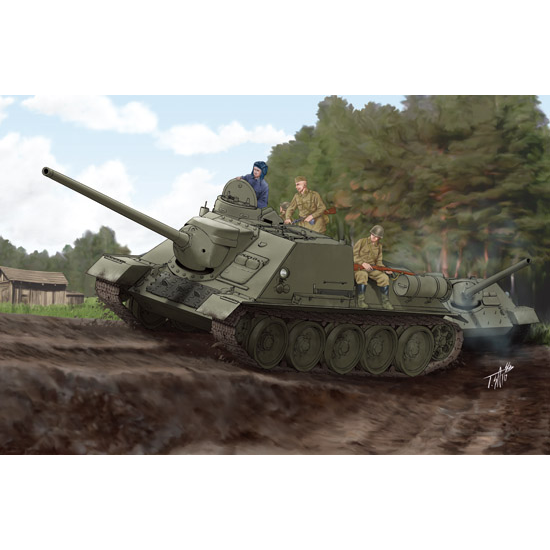 Trumpeter 1/16 Soviet SU-100 Tank Destroyer