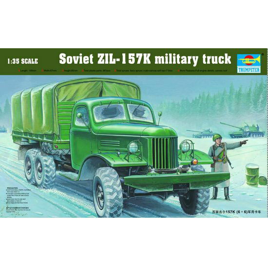 Trumpeter 1/35 Soviet ZIL-157K Military Truck