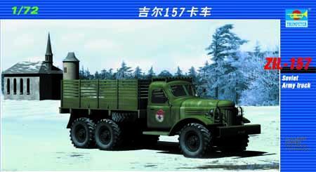 Trumpeter 1/72 Camion-Zil-157 soviet army truck