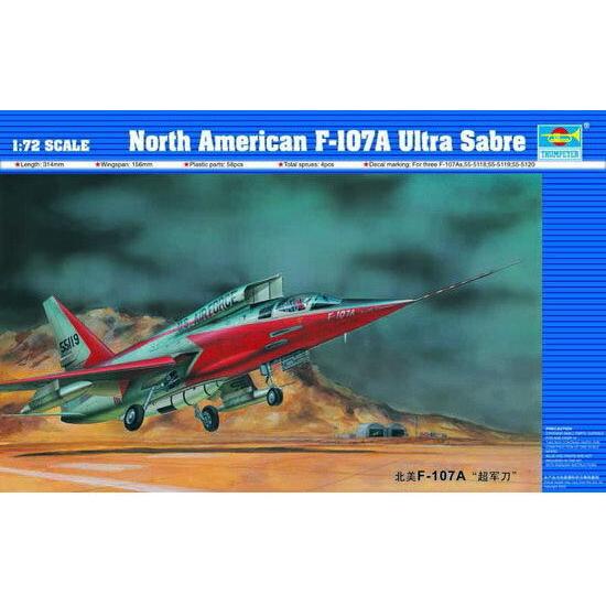 Trumpeter 1/72 North American F-107A Ultra sabre