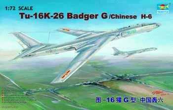 Trumpeter 1/72 Tu-16K-26 Badger G / Chinese H-6 (re-stocked)