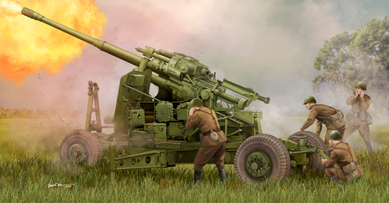 Trumpeter 1/35 Soviet 100mm Air Defence Gun KS-19M2