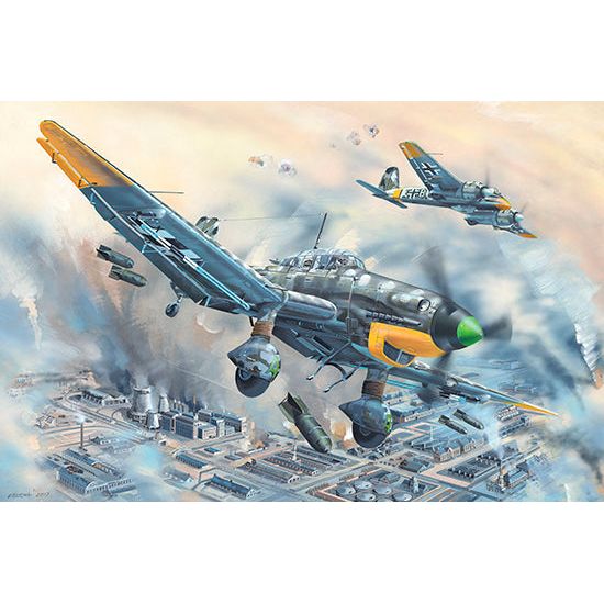 Trumpeter 1/24 Junkers Ju-87D-5 Stuka Plastic Model Kit