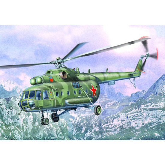 Trumpeter 1/35 Helicopter - Mil Mi-17 Hip-H Plastic Model Kit [05102]