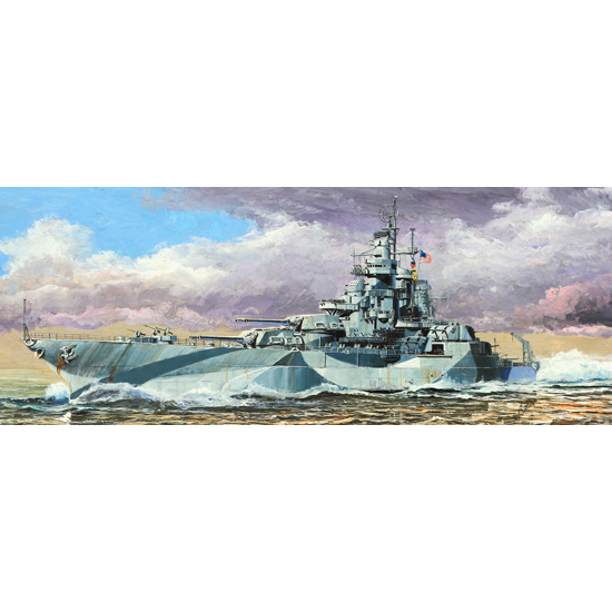 Trumpeter 1/700 USS West Virginia BB-48 1945