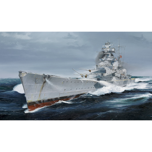 Trumpeter 1/700 German Cruiser Admiral Hipper 1940