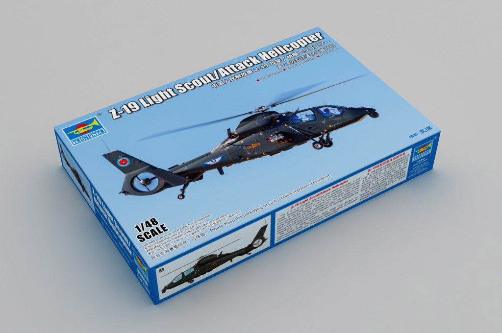 Trumpeter 1/48 Z-19 Light Scout/Attack Helicopter Plastic Model Kit [05819]