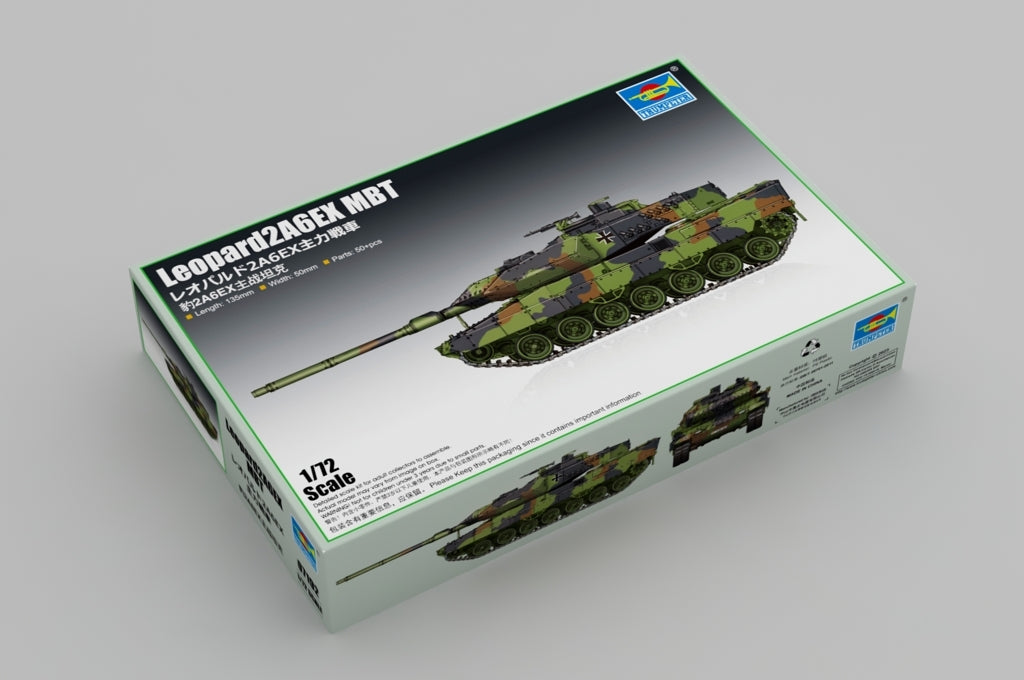 Trumpeter 1/72 Leopard2A6EX MBT Plastic Model Kit