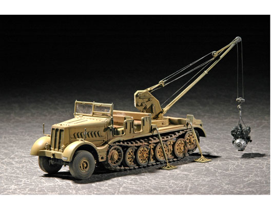 Trumpeter 1/72 Drehkran 6t auf Zugkraftwagen 18t (Sd.kfz.9/1 Early Version)