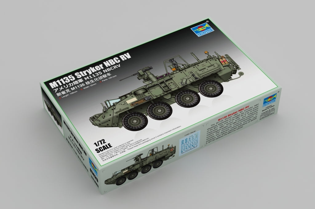 Trumpeter 1/72 US M1135 Stryker NBC RV Plastic Model Kit [07429]