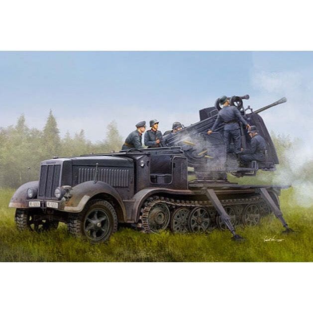 Trumpeter 1/35 German 5cm FLAK 41auf Selbstfahrlafette(Sd.Kfz.7/2) Plastic Model Kit