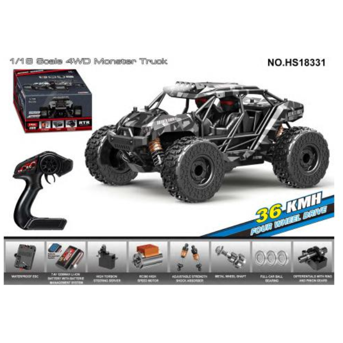 TORNADO RC 1/18 4WD RTR High speed truck 2.4g 35KM 20 Minute runtime