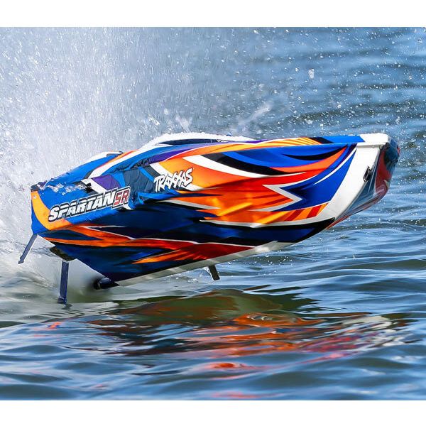 TRAXXAS SPARTAN SR 36" BRUSHLESS BOAT - ORANGE