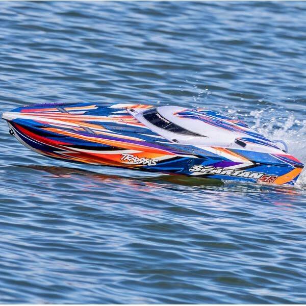 TRAXXAS SPARTAN SR 36" BRUSHLESS BOAT - ORANGE