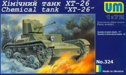 UM-MT 1/72 XT-26 (CHEMICAL TANK T-26 ) Plastic Model Kit