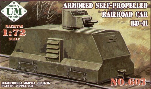 UM-MT 1/72 Railroad car BD-41 Plastic Model Kit