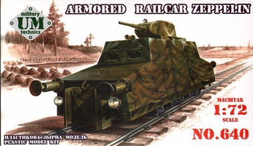 UM-MT 1/72 Armored railcar ZEPPELIN Plastic Model Kit