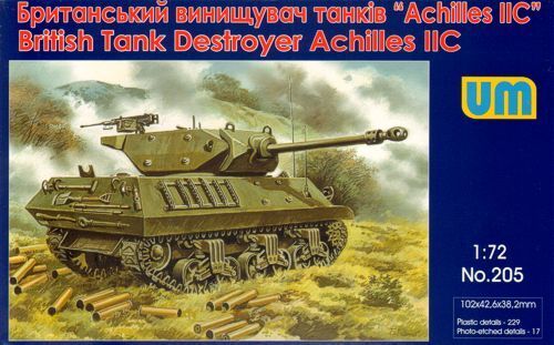 Unimodels 1/72 British Tank Destroyer Achilles IIC Plastic Model Kit