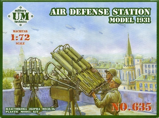 Unimodels 1/72 Air defense station model 1931 Plastic Model Kit