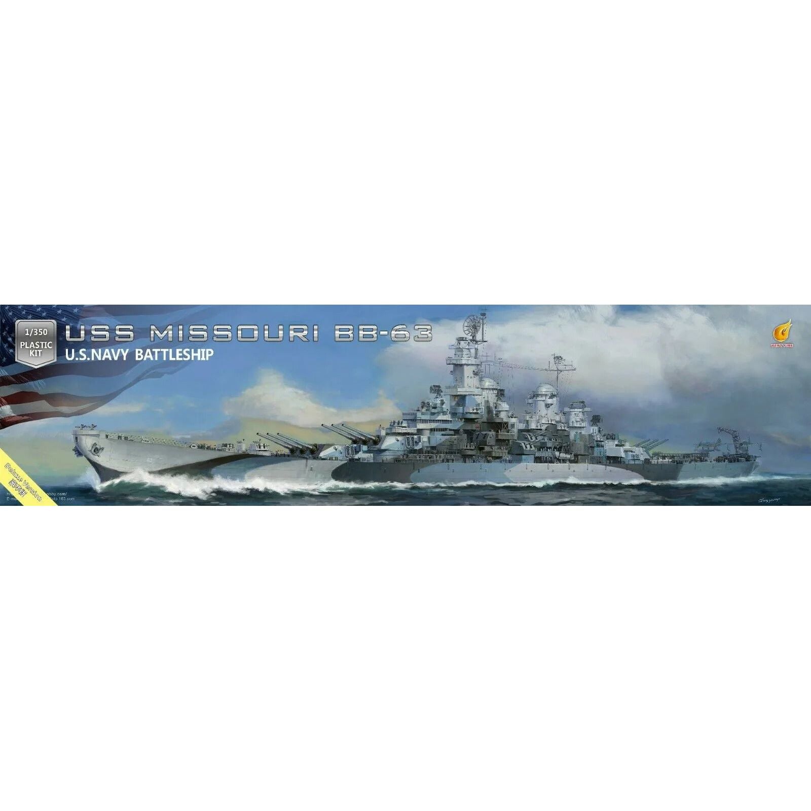 Very Fire 1/350 USS Navy Battleship BB-63 Missouri (Deluxe Edition) Pl