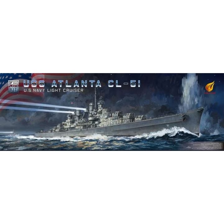 Very Fire 1/350 USS Atlanta Plastic Model Kit