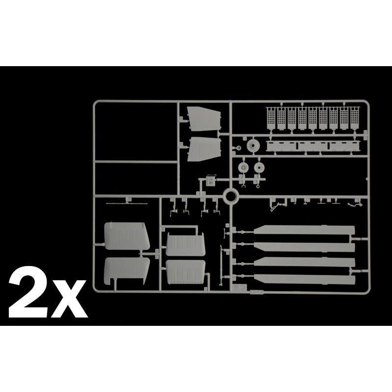 ITALERI 1/48 H-21C Flying Banana Gunship New Parts, Photo