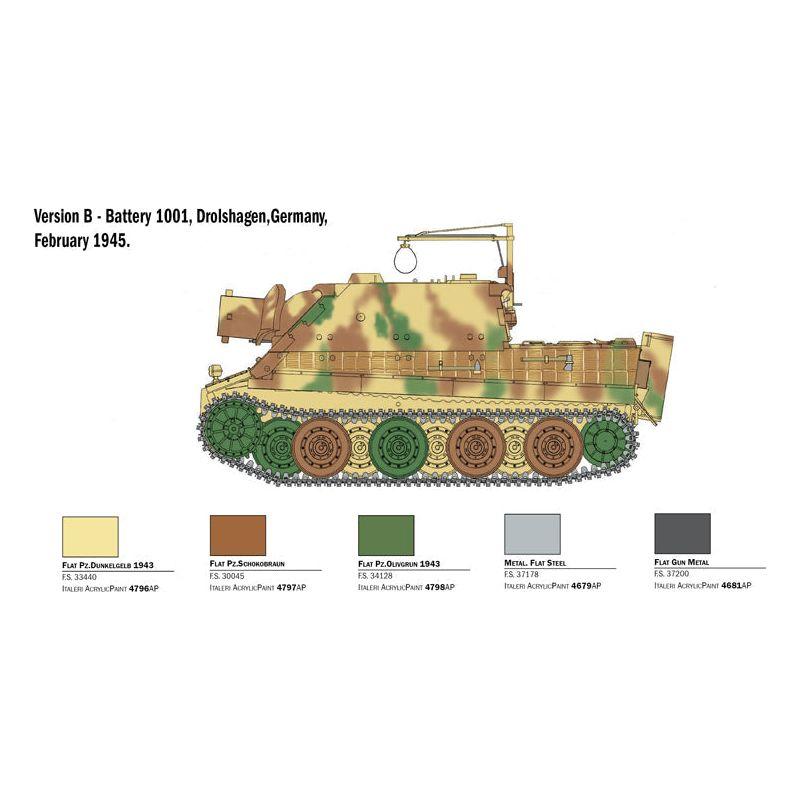 ITALERI 1/35 38cm RW 61 auf Sturmmorser Tiger Tank